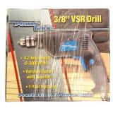 Power Glide | 3/8" VSR Drill Professional Power Tools Corded Electric Drill