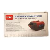 Toro |   60V Battery 7.5Ah 405 Watt Hour Flex-Force Lithium-ion