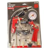 Tool Shop |  Pistol Grip Tire Inflator and Blow Gun Kit - 15 Piece