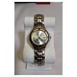 Lorus by Seiko two-tone stainless steel wristband quartz watch.