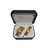 NDSU Bison Gold-tone Collegiate Wristwatches for Him and Her - North Dakota State University.