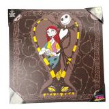 Three Disney pictures on canvases: Mickey Mouse, Disney Princess, and The Nightmare Before Christmas.