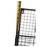 Design Styles| 3-Tier Distressed Black Metal Vintage Wall File Organizer