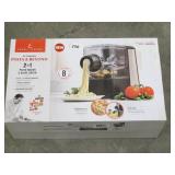 NEW EMERIL LAGASSE Pasta & Beyond, Automatic Pasta and Noodle Maker with Slow Juicer - 8 Pasta Shaping Discs Black