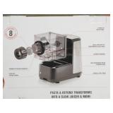 NEW EMERIL LAGASSE Pasta & Beyond, Automatic Pasta and Noodle Maker with Slow Juicer - 8 Pasta Shaping Discs Black
