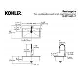 Kohler Pro-Inspired Kitchen Sink Kit Model  R78957-1PC-NA
