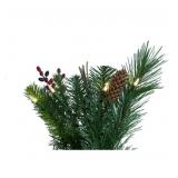 Vickerman G118721LED 36-in Pre-lit Indoor Green Berry Artificial Christmas Wreath