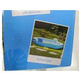 NEW Members Mark Elegant Mosaic Family Pool 10 Feet Long 2 Inflatable Seats with Backrests