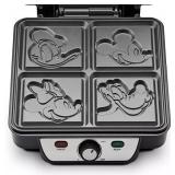 NEW Mickey and Friends 4-Slice Waffle Maker