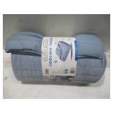 NEW Hudson & Main Cooling Throw Blanket 60" x 70" - Blue