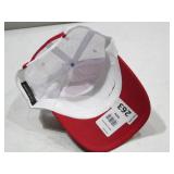 NEW Captivating Brand Nebraska Cornhusker One Size Fits Most Trucker Baseball Cap - Red/White