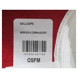 NEW Captivating Brand Nebraska Cornhusker One Size Fits Most Trucker Baseball Cap - Red/White