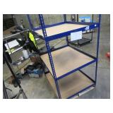 Adjustable Blue Metal Frame Built to Fit Onto Pallets - Perfect for Projects