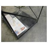 Welded Black Metal Frame Built to Fit Onto Pallets with Flat Roof - Perfect for Projects