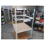 Adjustable White Metal Frame Built to Fit Onto Pallets - Perfect for Projects