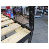 Adjustable Black Metal Frame Built to Fit Onto Pallets - Perfect for Projects