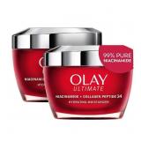 NEW Olay Ultimate 3-in-1 Hydrating Moisturizer, 1.7 oz., 2 pk. - Niacinamide+Collagen Peptide 24