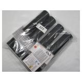 NEW 4 Pack of Living Accents Black Solar Powered LED Bollard Lights