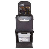 NEW ArtBin 6922SP Tote Express Rolling Portable Art Craft & Sewing Storage Organizer Bag with Wheels-Fits Sewing Machine, Black/Aqua