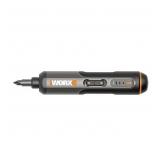 NEW Worx 4V 3-Speed Cordless Screwdriver with 36 Piece Accessory Kit and Case