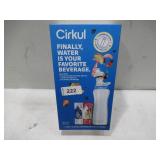 NEW Cirkul 22oz. Stainless Steel Starter Kit + 2 Flavor Cartridges
