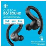 JLab JBuds Air Sport True Wireless Bluetooth Earbuds + Charging Case, Black, IP66 Sweat Resistance, Class 1 Bluetooth 5.0 Connection, 3 EQ Sound Settings