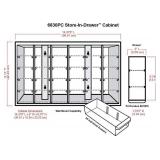 NEW ArtBin Store-In-Drawer Multi-Purpose Storage Cabinet 6830PC - White