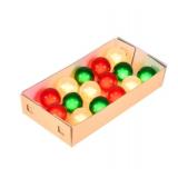 Vickerman 15 Satin Red-White-Green G50 Light on Green Wire, 10