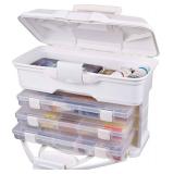 NEW ArtBin 6994AB Solutions Cabinet, Portable Art & Craft Organizer with Handle & Drawers