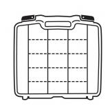 NEW Flambeau Tuff Tainer® - 15" Satchel - Clear