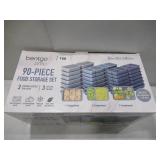 NEW Bentgo 90 Piece Meal Prep Set - Blue Mist Collection