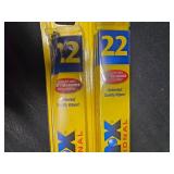 (2) Rain-X Professional Wiper Blades Size: 22