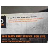 9-Amp 7 in. Blade Corded Wet Tile Saw with Stand