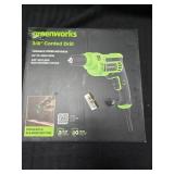 Greenworks 3/8" Corded Drill Variable Speed