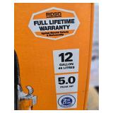 12 Gal. 5.0 Peak HP NXT Shop Vacuum Wet Dry Vac with General Debris Filter, Locking Hose and Attachments HD1200