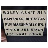 Clock for laundry room and Cool wooden sign