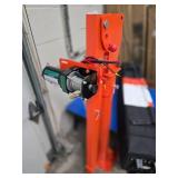 Garvee 1100 lb Electric Pickup Truck Crane with Electric Winch 3500 lb 12V, Folding Truck-Mounted Crane, Painted Steel Pickup Truck Jib Cranes Hoist 360° Swivel for Lifting Goods in Construction Fact