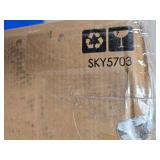 Outdoor Market Patio Umbrella w/ Push Button Tilt, Crank Lift - 7.5ft (Navy Blue)