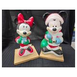 Mickey and Mini Moose light up plastic decor