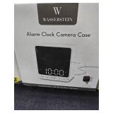 Wasserstein Pogo pin cable & adaptor Adjustable stand with swivel Alarm Clock Camera Case