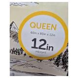 Intex mid-rise Airbed with fast fill pump Queen 12"