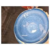 5 pc Star Glassware Set and set Of Blue plates