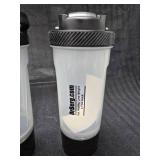 2 Shaker Cups with cup in bottom for ingredients