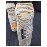 (2) Bottles of Hawaiian Tropic Weightless Hydration Clear Sunscreen SPF 50
