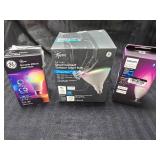 Assorted Multicolor Smart Bulbs