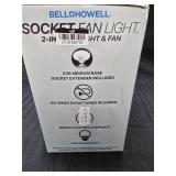 Socket Fan Light 2-in-1 Light & Fan