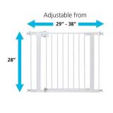 Safety 1st Easy Install Walk-Through Baby Gate (White)