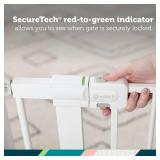 Safety 1st Easy Install Walk-Through Baby Gate (White)