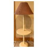 LL- Floor Lamp with Built-In Round Table Shelf