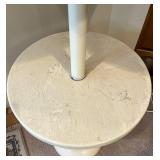 LL- Floor Lamp with Built-In Round Table Shelf